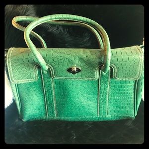 Merona FauxCroco 2 Handle Tote